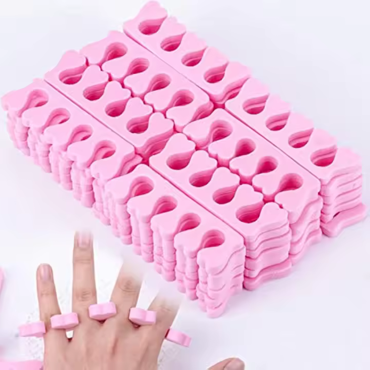 Separadores de Dedos de piezas, Esponja Suave, Separador del Dedo del Pie, Espaciador, Herramientas de Pedicura para Manicura, 50 Uds. - 1