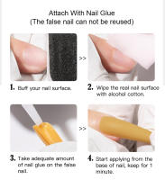 NAILWIND-Juego de manicura para extensión de uñas, herramienta de Arte de uñas postizas a presión, pegamento para uñas de cubierta semicompleta, puntas acrílicas - details 29