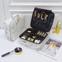 Bolsa de Cosméticos con divisiones, bolso multifuncional para Recepción de Cosméticos, portátil, novedad de 2023 - details 0