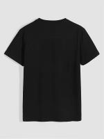 Camiseta de Algodón Casual para Hombres Impresión Gráfica de Logos de Soja - details 3