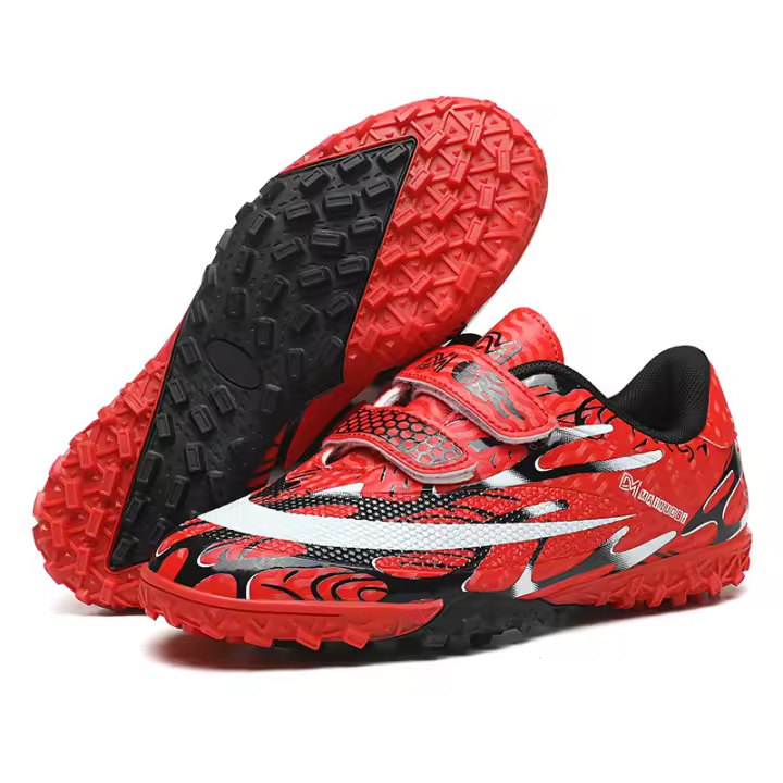 Tacos de fútbol para niños y niñas, zapatillas de deporte para interiores y exteriores - 1