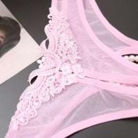 Tangas exóticas abiertas de perlas Ence sin entrepierna para mujer, ropa interior sexy, cuentas Mase - details 5