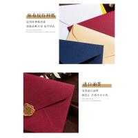 Sobre de estilo occidental con textura de lino para postales, sobres de alta calidad para invitaciones de boda, papelería de negocios, 50 unidades por lote - details 6