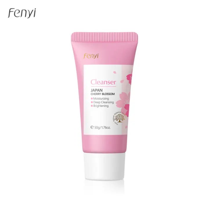Limpiador Facial de Jabón Suave de Sakura Control de Aceite Profundo de Poros Reducción de Pimientas Negras Hidratación de Piel Facial - 1