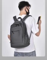Mochila sencilla de gran capacidad para chica universitaria, mochila ligera unisex, mochilas escolares de color sólido para estudiantes - details 5