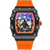 Reloj de Pulsera de Cuarzo de Lujo Automático Diseño Ecológico Oro Resistente al Agua Luminoso - details 16