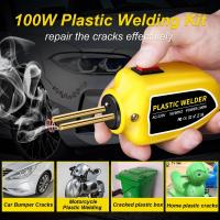 Pistola de Soldadura de Plástico 100W Kit de Reparación de Talones Calientes para Hierro de Soldadura Herramientas de Reparación de Parachoques de Coche 200pcs - details 0