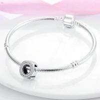 Series de Encantos de Plata Esterlina S925 Letras de Alfabeto Ajuste para Pulsera y Brazalete de 3mm Joyería Fina de Cumpleaños para Mujeres - details 16