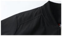 Chaqueta Bomber de Moda Casual para Hombres Material de Poliéster Cierre de Cremallera - details 8