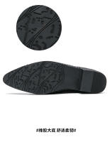Nuevas botas de cuero con cremallera lateral para hombre, zapatos de cuero de caña alta con relieve - details 4