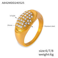 Los anillos de lujo de desplazamiento de moda con las incorporaciones de Diamantes de Colores, Maple de Titanium, Joyas Clásicas y exquisitas de anillos de pendientes para Mujeres - details 3