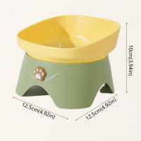 Cuenco inclinado de diseño creativo para gatos, cuenco multifuncional antiderrames para mascotas, alimentador portátil para gatos, alimentación diaria - details 0