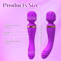 AV point G varita estimulador del clítoris Vibrador Potente 10 modos Maseador Adulto juguete sexual Mujer - details 1
