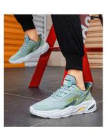 Zapatos De Hombre antideslizantes transpirables De malla De verano De tiro alto con logotipo De marca, Zapatos deportivos informales para correr para Hombre - details 8