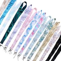 Soporte de anillo, soporte de etiqueta de nombre, soporte de tarjeta de identificación, cintas, cinta para colgar teléfono, cordón para teléfono, correas para el cuello, cordón con impresión de mármol - details 13