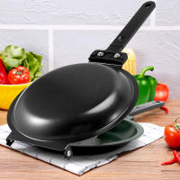 Sartén antiadherente plegable de doble cara, herramienta de cocina estable y duradera para barbacoa, hogar - details 1