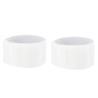 Espinilleras de fútbol, cinta de vendaje fijo, almohadillas para espinillas, evita caídas, Vendaje deportivo elástico ajustable, blanco, 1 par - details 0
