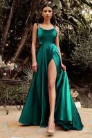 Vestido de Graduación Largo para Mujer Traje Elegante de Denim con Escote Alto, Espalda Descubierta, Cremallera en la Espalda, Ocasiones Formales, 2025 - details 64