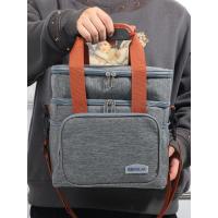 La moda europea y americana puede cruzar el cuerpo bolsa aislante para el almuerzo engrosada con bolsa de almuerzo de negocios de gran capacidad - details 4