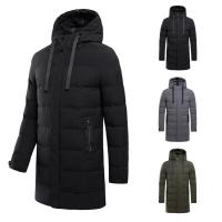 Chaqueta de algodón de fibra larga para hombre, chaqueta informal cálida de invierno para hombre, ropa de moda para hombre, chaqueta de plumón - details 9