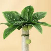 Decoración de plantas simuladas.