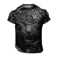 Camiseta Mighty con estampado 3D de talla grande para hombre y mujer, camiseta de verano para ocio, Animal Haruku, deportes callejeros, secado rápido, transpirable - details 5
