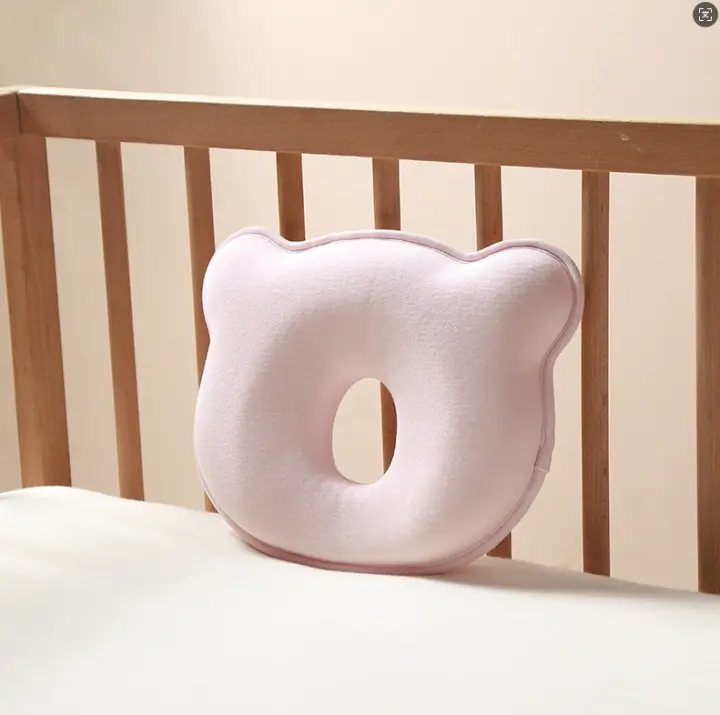 Almohada de dibujos animados para bebé de espuma viscoelástica lavable de 0 a 1 años - 1