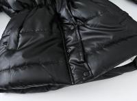 Manténgase abrigado y parece con estilo: chaqueta térmica con capucha para niña con acolchado alternativo de plumón para invierno - details 78