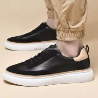 Nueva marca al por mayor, zapatos planos de noche dorados para hombre, zapatillas elegantes de cuero genuino a la moda, 37-45, zapatos Unisex para mujer, zapatos grandes - details 8