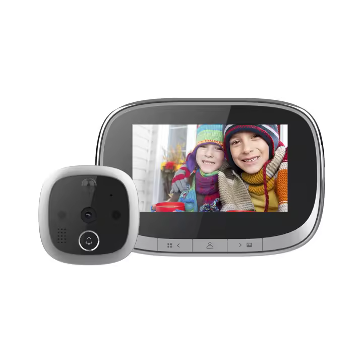 Mirilla electrónica puerta inteligente exterior interfono Timbre con camara - 1