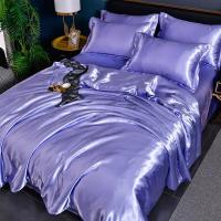 Sábana de Terciopelo de Lujo Emulación Cubierta de Edredón de Gran Tamaño Manta de Color Sólido de Alta Calidad para Cama Doble Queen y King - details 14