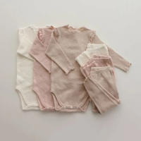 HiPapa Conjunto de Ropa para Bebé Niños y Niñas de Algodón Suave con Manga Larga para Primavera/Otoño - details 0