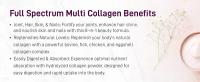 Polvo multiproteico, 2 libras de péptidos de colágeno hidrolizado |   Tipo I,II,III,V,X con Biotina 10000mcg, Ácido Hialurónico, Vitamina C - details 4