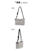 Bolso de Tofu Rombo Geométrico de Moda Bolso de Mujer con Cordón Bolso Bandolera de Hombro Pequeño Cuadrado - details 8