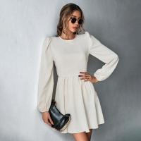 Vestido Largo de Manga Larga para Mujer con Cintura Estética Primavera Otoño 2025 - details 4