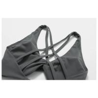 Sujetador deportivo con tirantes cruzados para mujer, sostén deportivo de realce, Top corto para Yoga, gimnasio, Fitness, transpirable - details 34