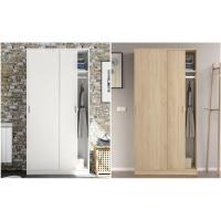 armario max019 blanco y armario max019 roble canadian