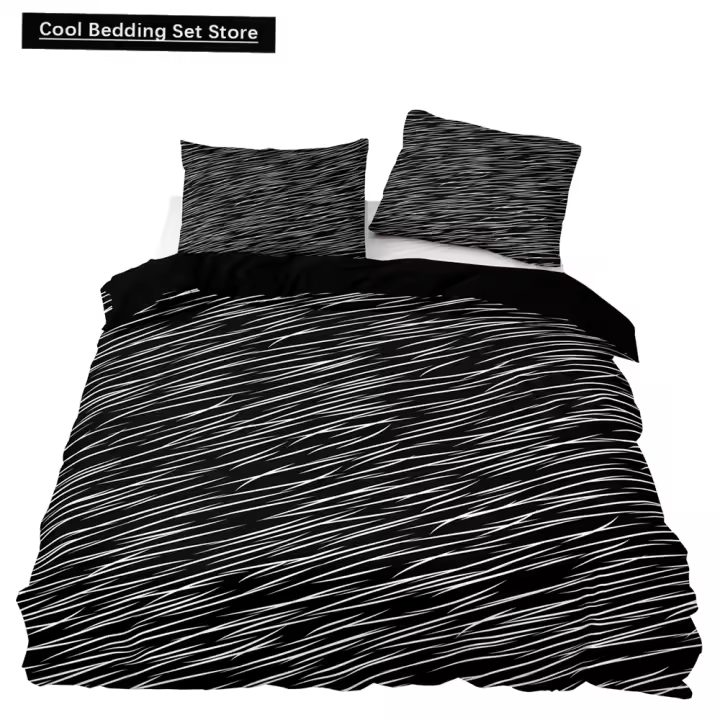 Conjunto de Cama de Estilo Americano Funda de Edredón de Patrón de Leopardo Rosa, Funda de Cama Suave y Cómoda para Rey y Reina - 1