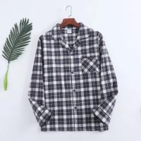 Trajes de casa para hombre, pantalones de manga larga, trajes para Otoño e Invierno, Pijamas para hombre, pijamas de franela con diseño a cuadros para hombre - details 37