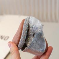 Zapatos de vestir para niñas, calzado de cuero con purpurina, diamantes de imitación, encaje, nudo de mariposa, Princesa, planos - details 21