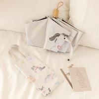 Paraguas de gato de dibujos animados de 3 costillas, protección UV, paraguas automático de protección solar para gatos, paraguas plegable ligero impermeable - details 11