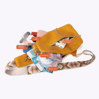 Riñonera de cuero PU para mujer, bolso de pecho sencillo de estilo bohemio para mujer, bolso de hombro deportivo Retro occidental de gran capacidad para ciclismo - details 16