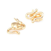 Cierre de latón color oro de 18K en forma de S y M para pulseras y collares, suministros para la fabricación de joyería, accesorios para bricolaje. - details 12