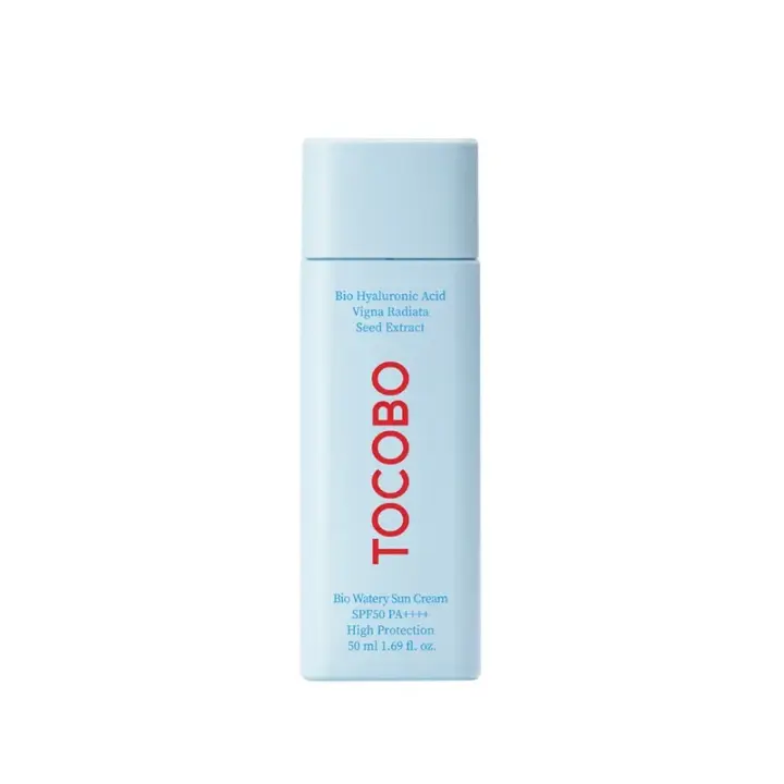 Corea cuidado de la piel Tocobo algodón suave protector solar SPF 50 + esencia de sentido del agua protector solar Control de aceite refrescante no graso hidratante - 1