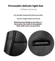 Bolso de hombro de lujo para mujer, bandolera sencilla de Color puro, bolso de compras de gran capacidad - details 12