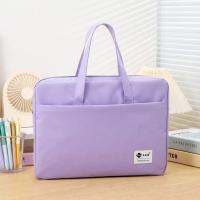 Bolsa de almacenamiento de documentos de gran capacidad, organizador de archivos A4 de tela Oxford de doble capa con asa, bolsa de almacenamiento de libros impermeable - details 13