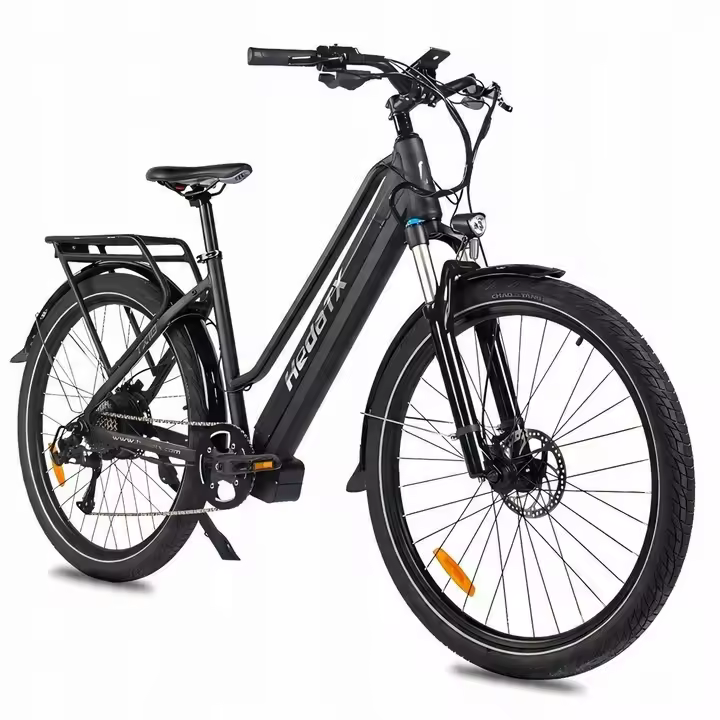 Hedatx TX10 bicicleta eléctrica 750W 15,6ah 45km/h 80km 27,5' urbana/mujeres negro - 1