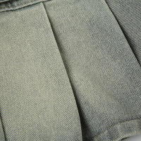 BUNO-Minifalda vaquera vintage de cintura baja, falda plisada con cinturón grande y hebilla cuadrada a la moda de verano 2025 - details 13