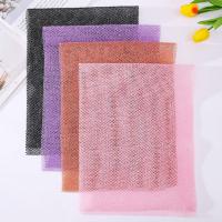 Esponja de baño de red africana de malla, absorbente de agua, depurador de ducha de espuma rápida, Toalla de baño exfoliante gruesa de secado rápido, 4 Uds. - details 11