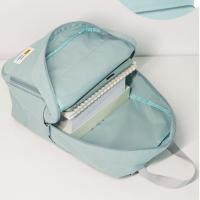Mochila plegable Oxford de moda, mochila de senderismo con múltiples bolsillos de Color sólido, bolso escolar de viaje expandible de gran capacidad para estudiantes - details 4